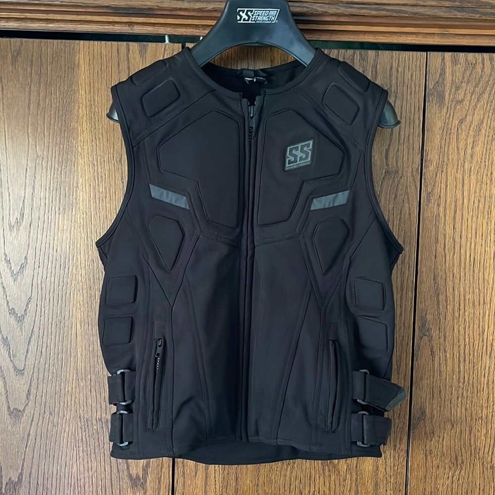 Mens Speed and Strength Motorcycle Vest